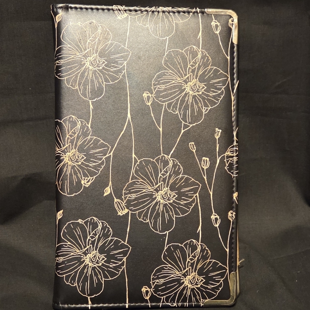 Floral Server Book for Waitress Or Wallet Organizer Or Passport Holder